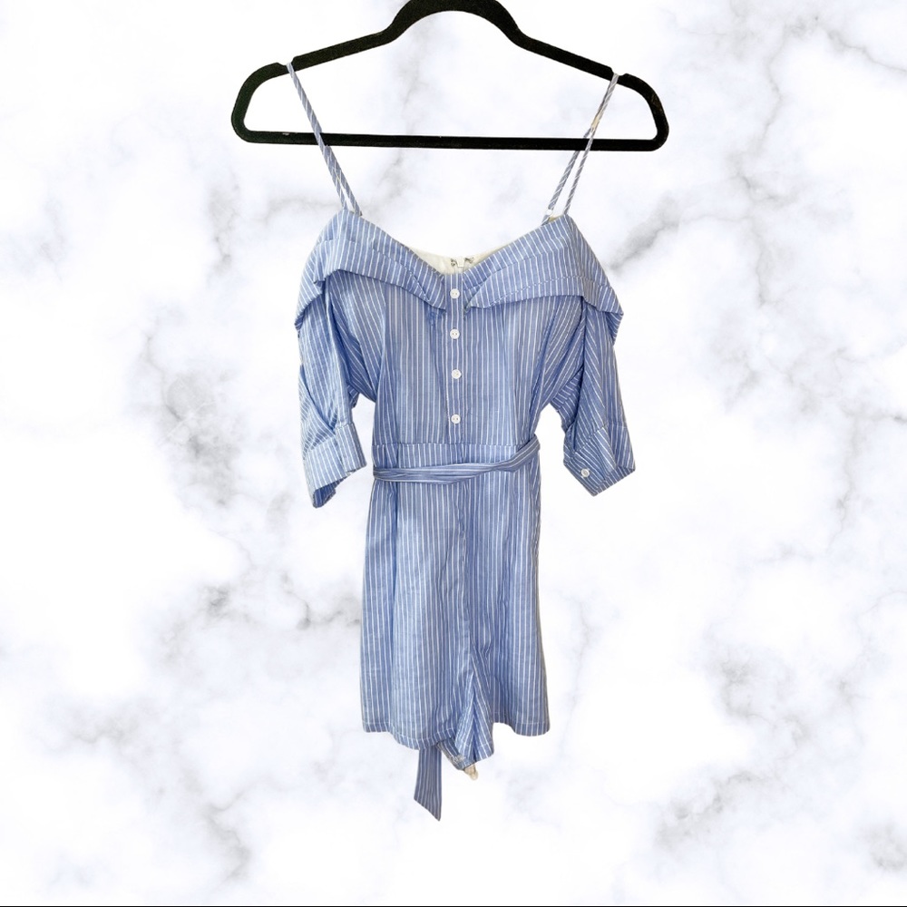 Seersucker Romper